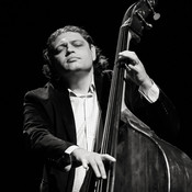 Ferenc Kurina (Lajkó Félix Quartet) @ Kino Šiška, Ljubljana (Slovenia), 19/02/2015 <em>Photo: © Saša Huzjak</em>