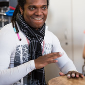 Latino percussion with Lazaro Amed Hierrezuelo Zumeta @ Zimska plesna šola / Winter dance school, Maribor (Slovenia), 20/02 > 23/02/2015 <em>Photo: © Saša Huzjak</em>