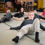 Contemporary dance with Lotem Regev @ Zimska plesna šola / Winter dance school, Maribor (Slovenia), 20/02 > 23/02/2015 <em>Photo: © Saša Huzjak</em>