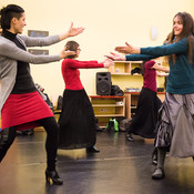 Flamenco dance with Daša Rashid @ Zimska plesna šola / Winter dance school, Maribor (Slovenia), 20/02 > 23/02/2015 <em>Photo: © Saša Huzjak</em>