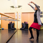 Flamenco dance with Daša Rashid @ Zimska plesna šola / Winter dance school, Maribor (Slovenia), 20/02 > 23/02/2015 <em>Photo: © Saša Huzjak</em>