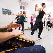 African-Contemporary dance with Maša Kagao Knez @ Zimska plesna šola / Winter dance school, Maribor (Slovenia), 20/02 > 23/02/2015 <em>Photo: © Saša Huzjak</em>