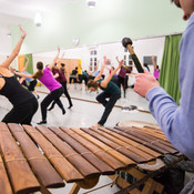 African-Contemporary dance with Maša Kagao Knez @ Zimska plesna šola / Winter dance school, Maribor (Slovenia), 20/02 > 23/02/2015 <em>Photo: © Saša Huzjak</em>