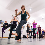 African-Contemporary dance with Maša Kagao Knez @ Zimska plesna šola / Winter dance school, Maribor (Slovenia), 20/02 > 23/02/2015 <em>Photo: © Saša Huzjak</em>