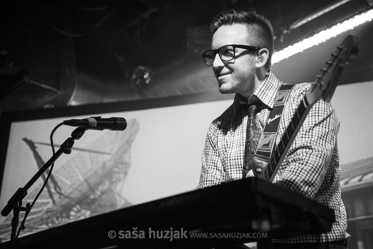 JF Abraham (Public Service Broadcasting) @ Chelsea, Vienna (Austria), 20/05/2015 <em>Photo: © Saša Huzjak</em>