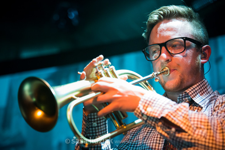 JF Abraham (Public Service Broadcasting) @ Chelsea, Vienna (Austria), 20/05/2015 <em>Photo: © Saša Huzjak</em>