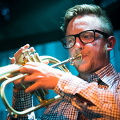 JF Abraham (Public Service Broadcasting) @ Chelsea, Vienna (Austria), 20/05/2015 <em>Photo: © Saša Huzjak</em>