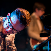 JF Abraham (Public Service Broadcasting) @ Chelsea, Vienna (Austria), 20/05/2015 <em>Photo: © Saša Huzjak</em>