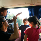 In the bus @ Ruška koča, Pohorje (Slovenia), 29/05/2015 <em>Photo: © Saša Huzjak</em>