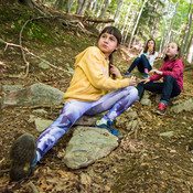 Sandwich break @ Ruška koča, Pohorje (Slovenia), 29/05/2015 <em>Photo: © Saša Huzjak</em>