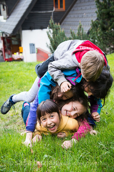 Kids having fun @ Ruška koča, Pohorje (Slovenia), 29/05/2015 <em>Photo: © Saša Huzjak</em>