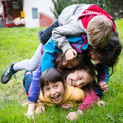 Kids having fun @ Ruška koča, Pohorje (Slovenia), 29/05/2015 <em>Photo: © Saša Huzjak</em>