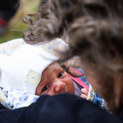 Youngest visitor, just 4 weeks old @ Ruška koča, Pohorje (Slovenia), 29/05/2015 <em>Photo: © Saša Huzjak</em>