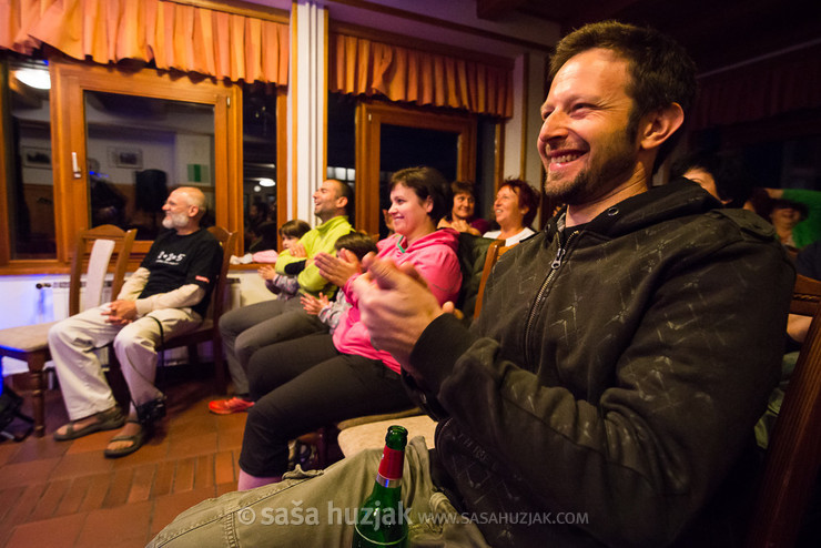 Severa and Gal Gjurin audience @ Ruška koča, Pohorje (Slovenia), 29/05/2015 <em>Photo: © Saša Huzjak</em>