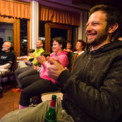 Severa and Gal Gjurin audience @ Ruška koča, Pohorje (Slovenia), 29/05/2015 <em>Photo: © Saša Huzjak</em>