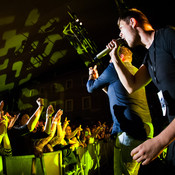 Tony Cetinski and Neven Jurić with fans @ Križanke, Ljubljana (Slovenia), 10/06/2015 <em>Photo: © Saša Huzjak</em>