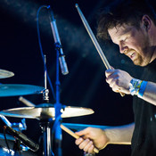 Paul 'Drums' Reilly (The Mirror Trap) @ INmusic festival, Zagreb (Croatia), 2015 <em>Photo: © Saša Huzjak</em>