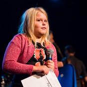 The best concert announcer, ever! :) @ Festival Letni oder Ruše, Ruše (Slovenia), 21/08/2015 <em>Photo: © Saša Huzjak</em>