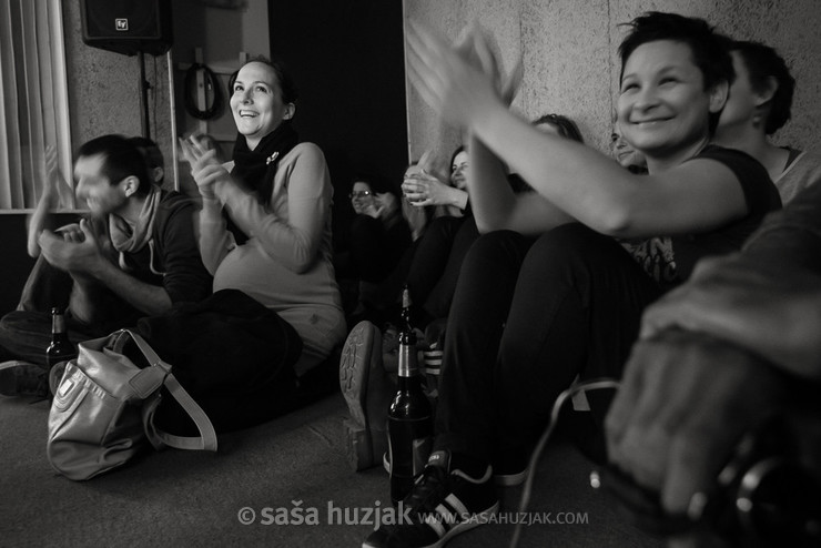 Djembabe fans @ Glas podzemlja (Voice of undergound), Maribor (Slovenia), 08/12/2015 <em>Photo: © Saša Huzjak</em>