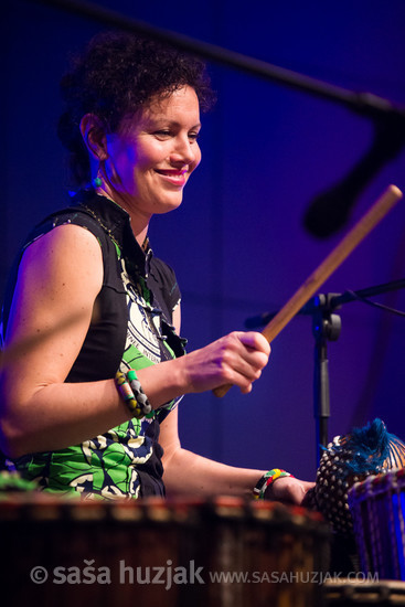 Petra Hudrap (Djembabe) @ CEZAM, Ruše (Slovenia), 18/12/2015 <em>Photo: © Saša Huzjak</em>