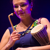 Karolina Bucka Kustec (Djembabe) @ CEZAM, Ruše (Slovenia), 18/12/2015 <em>Photo: © Saša Huzjak</em>