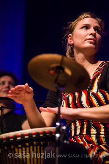 Tina Sovič (Djembabe) @ CEZAM, Ruše (Slovenia), 18/12/2015 <em>Photo: © Saša Huzjak</em>