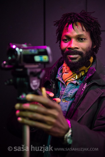 Barou dit Parou Diassana, movie maker from Mali @ Kino Udarnik, Maribor (Slovenia), 16/01/2016 <em>Photo: © Saša Huzjak</em>