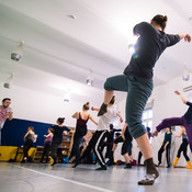 Contemporary dance workshop with Miloš Isailović @ Zimska plesna šola / Winter dance school, Maribor (Slovenia), 19/02 > 22/02/2016 <em>Photo: © Saša Huzjak</em>