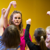 Creative dance workshop for children with Saša Lončar @ Zimska plesna šola / Winter dance school, Maribor (Slovenia), 19/02 > 22/02/2016 <em>Photo: © Saša Huzjak</em>