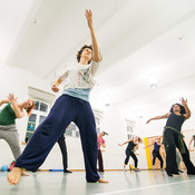 African-contemporary dance with Maša Kagao Knez @ Zimska plesna šola / Winter dance school, Maribor (Slovenia), 19/02 > 22/02/2016 <em>Photo: © Saša Huzjak</em>