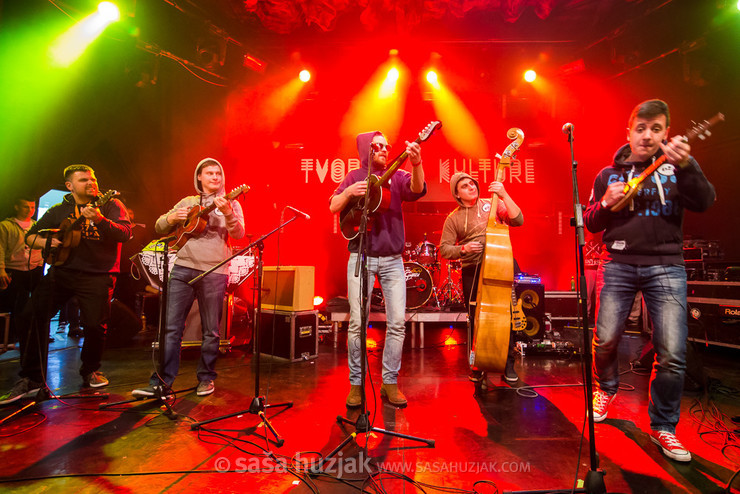 Tamburaši slavonske gansta krvi @ Tvornica kulture, Zagreb (Croatia), 12/03/2016 <em>Photo: © Saša Huzjak</em>