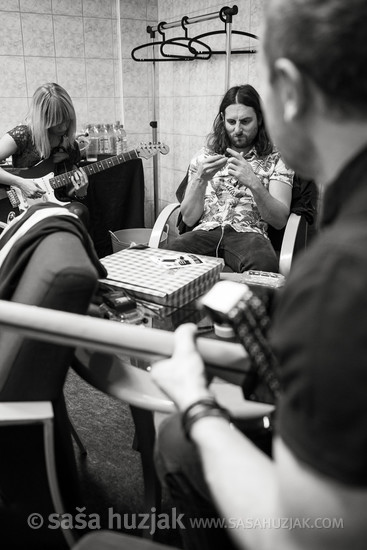 The Joy Formidable, backstage before the show @ KC Dražen Petrović, Zagreb (Croatia), 10/11/2016 <em>Photo: © Saša Huzjak</em>