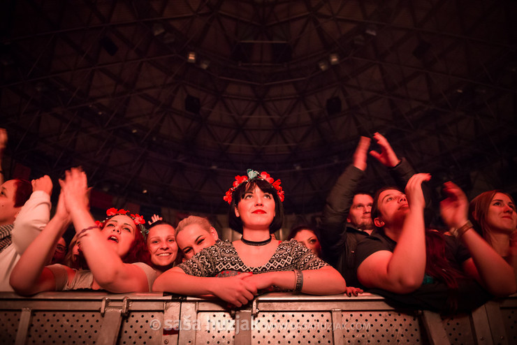 Fans - The Joy Formidable @ KC Dražen Petrović, Zagreb (Croatia), 2016 <em>Photo: © Saša Huzjak</em>