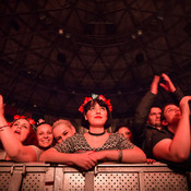 First row fans @ KC Dražen Petrović, Zagreb (Croatia), 10/11/2016 <em>Photo: © Saša Huzjak</em>