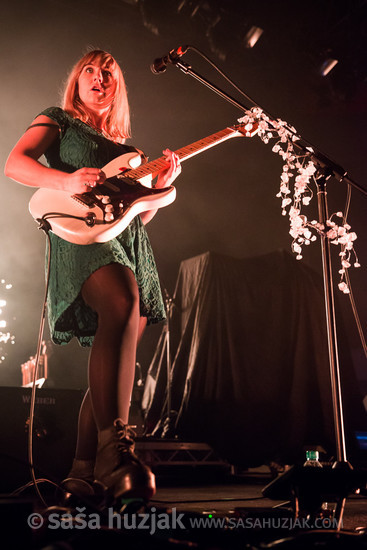 Rhiannon "Ritzy" Bryan (The Joy Formidable) @ KC Dražen Petrović, Zagreb (Croatia), 10/11/2016 <em>Photo: © Saša Huzjak</em>