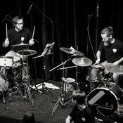 Drummers Bojan Krhlanko and Denis Jančič (Samo Šalamon & Takt Ars Guitar Orchestra) @ Narodni dom Maribor, Velika dvorana, Maribor (Slovenia), 18/11/2016 <em>Photo: © Saša Huzjak</em>