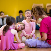 Dance Workshop for Children (aged 5 to 7) with Saša Lončar @ Zimska plesna šola / Winter dance school, Maribor (Slovenia), 24/02 > 27/02/2017 <em>Photo: © Saša Huzjak</em>