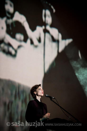 Mina Špiler (Laibach) @ Koncertna dvorana Vatroslav Lisinski, Zagreb (Croatia), 09/05/2017 <em>Photo: © Saša Huzjak</em>