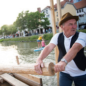 Raft captain @ River Drava, Maribor (Slovenia), 09/06/2017 <em>Photo: © Saša Huzjak</em>