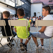 Zaključna bobnarska predstava Plesne izbe Maribor @ Vetrinjski dvor, Maribor (Slovenia), 16/06/2017 <em>Photo: © Saša Huzjak</em>