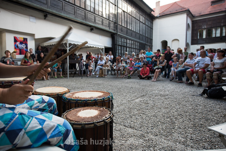 Zaključna bobnarska predstava Plesne izbe Maribor @ Vetrinjski dvor, Maribor (Slovenia), 16/06/2017 <em>Photo: © Saša Huzjak</em>