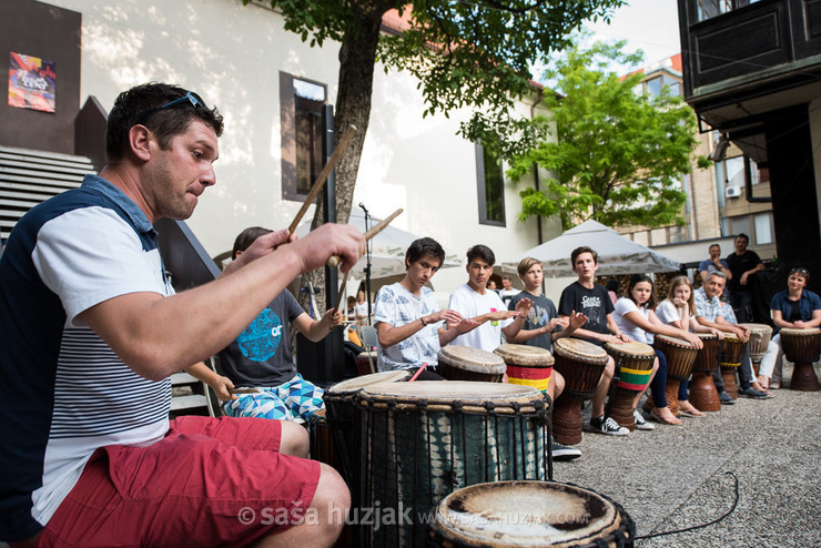 Zaključna bobnarska predstava Plesne izbe Maribor @ Vetrinjski dvor, Maribor (Slovenia), 16/06/2017 <em>Photo: © Saša Huzjak</em>