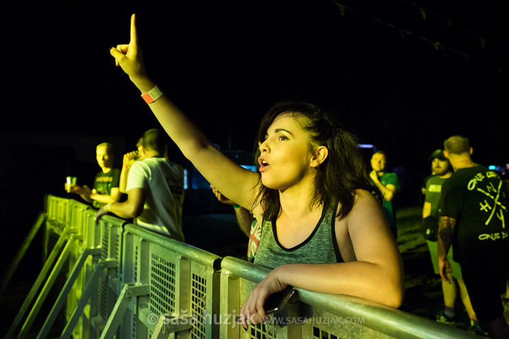 Cojones fans @ Rocklive #7, Šoderica, Koprivnica (Croatia), 28/07/2017 <em>Photo: © Saša Huzjak</em>