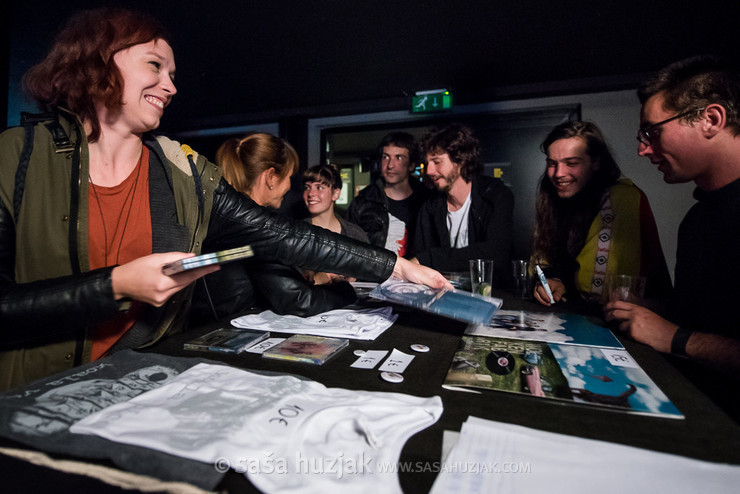 Koala Voice signing the new CD @ Cvetličarna, Ljubljana (Slovenia), 26/10/2017 <em>Photo: © Saša Huzjak</em>