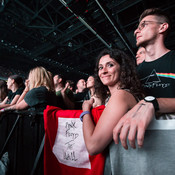 First row Roger Waters & Pink Floyd fans @ Arena Zagreb, Zagreb (Croatia), 06/05/2018 <em>Photo: © Saša Huzjak</em>