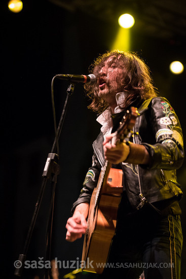 Eugene Hütz (Gogol Bordello) @ Titov trg, Koper (Slovenia), 02/06/2018 <em>Photo: © Saša Huzjak</em>