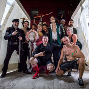 Gogol Bordello and MAiKA backstage @ Titov trg, Koper (Slovenia), 02/06/2018 <em>Photo: © Saša Huzjak</em>