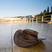 Matic's hat @ Plavajoči oder na Dravi (Floating stage on river Drava), Maribor (Slovenia), 28/07/2018 <em>Photo: © Saša Huzjak</em>
