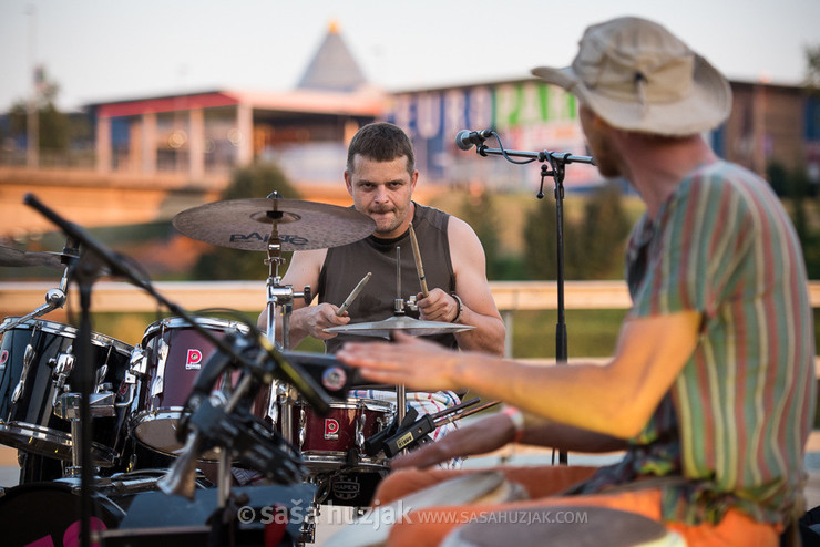 Jernej Šorli (Stari pes) @ Plavajoči oder na Dravi (Floating stage on river Drava), Maribor (Slovenia), 28/07/2018 <em>Photo: © Saša Huzjak</em>