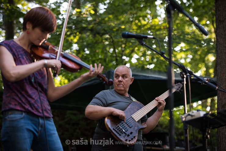 Stojan Kralj (Madame Brumowski) - Madame Brumowski soundcheck @ Pruh, Svečina (Slovenia), 08/09/2018 <em>Photo: © Saša Huzjak</em>